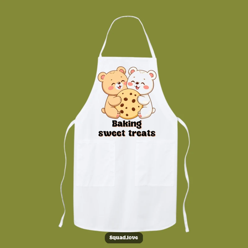 Funny Bear Cubs Cookie Apron: Sweet Sharing Protection, Hilarious Funny Gift