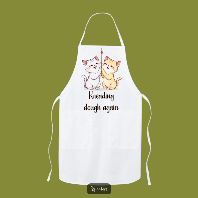 Funny Cat String Chef Apron - Hilarious Gift for Kitchen Fun