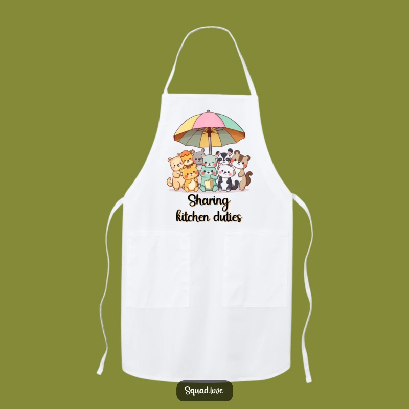 Funny Animal Friends Apron: Cook in Good Company, Your Perfect Kitchen Gift!