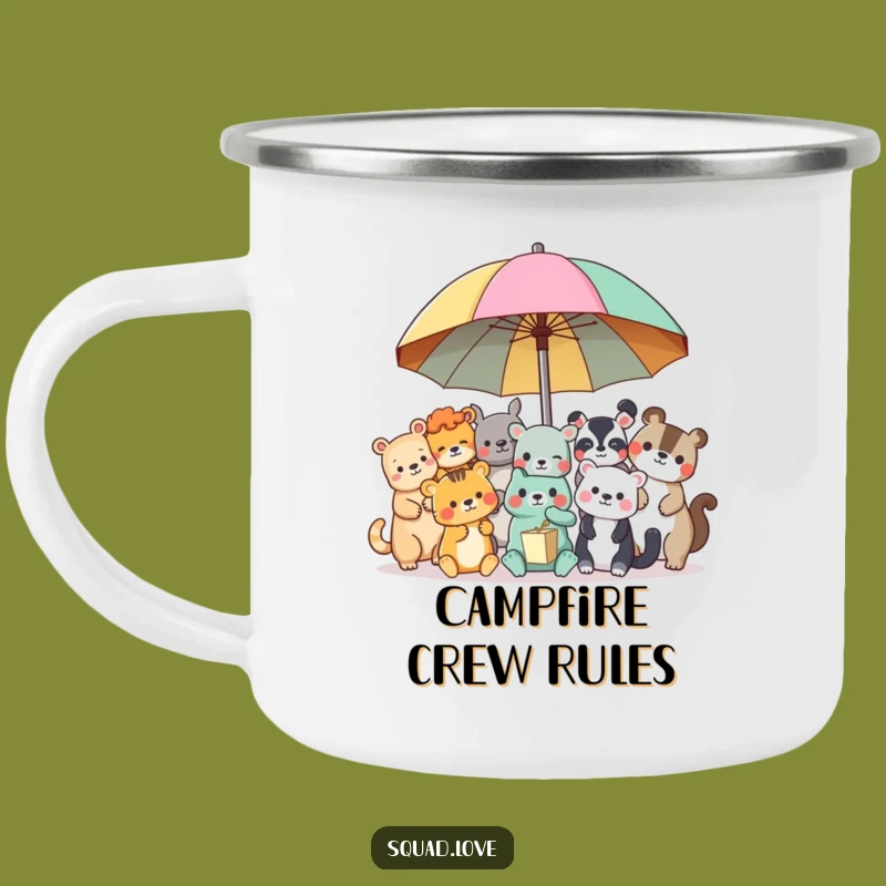 Funny Animal Friends Camping Mug: Share Adventures Outdoors, Your Perfect Gift!