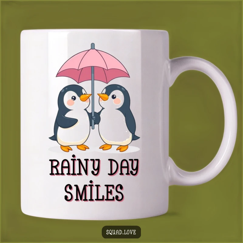 Funny Penguin Umbrella Mug - Cozy & Giggle-Filled Gift Idea