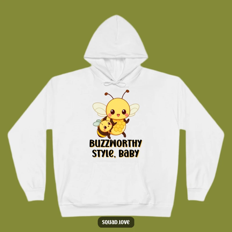 Cozy Funny Parent Bee Honeycomb Hugs Hoodie: A Hilarious Gift for Bee Lovers!