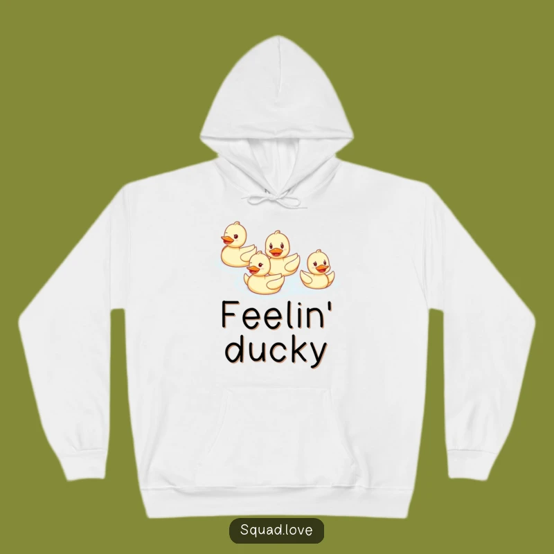 Funny Duck Family Hoodie: Stay Cozy with Cheerful Waterfowl