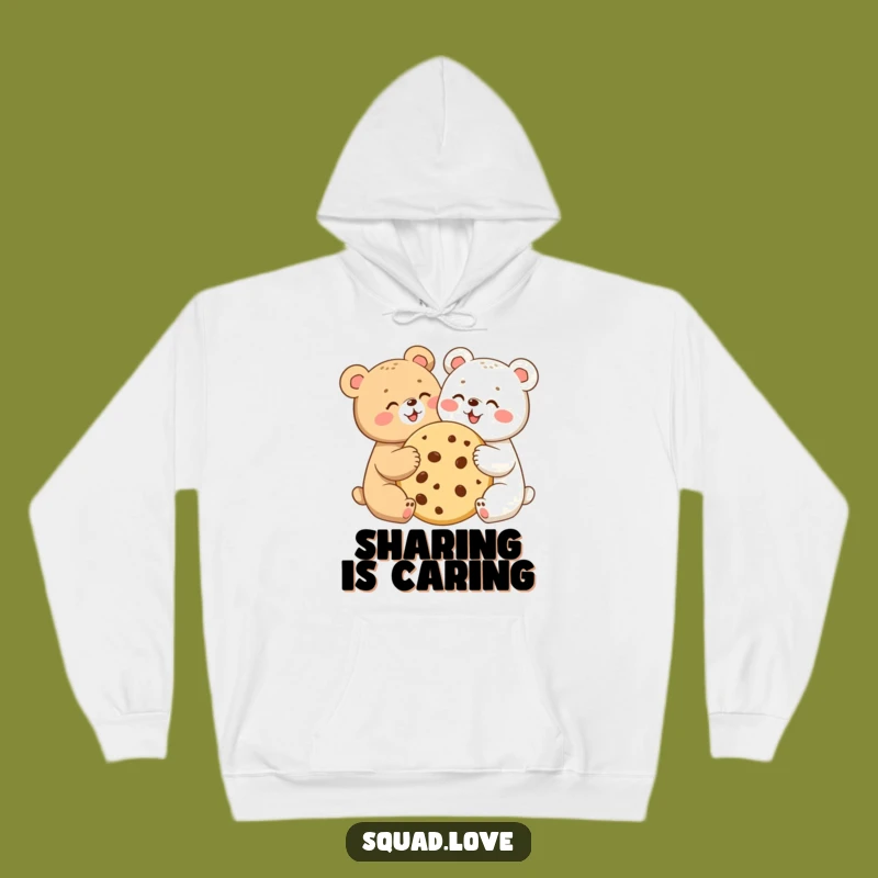 Funny Bear Cubs Cookie Hoodie: Cozy Sweetness Wear, Ultimate Warm Funny Gift