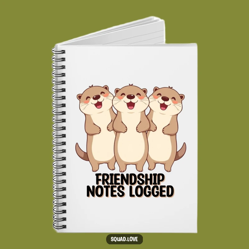 Funny Otter Ideas Notebook: Cheerful Friends Jotting - Hilarious Gift for Brainstorming!
