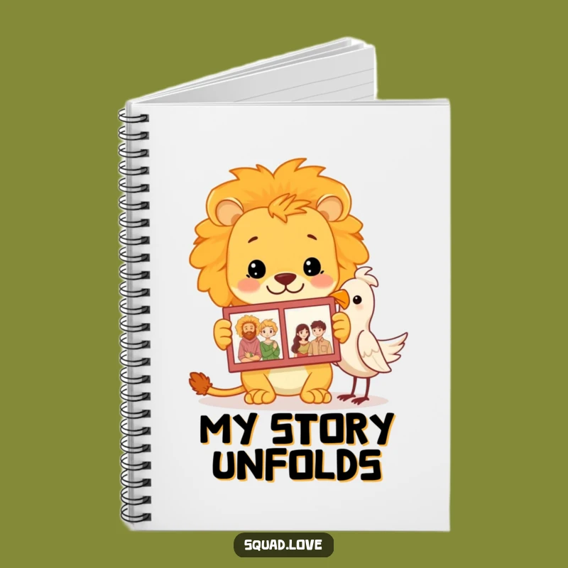 Funny Lion Family Album Notebook: Proud Dad Roars, Creative Funny Gift