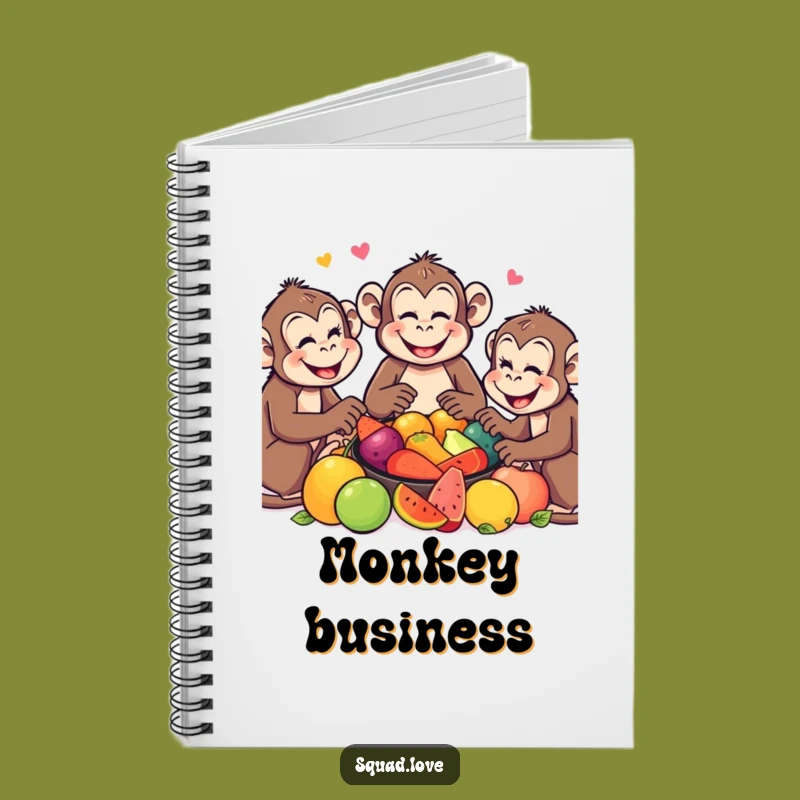 Funny Monkey Feast Notebook: Journal Your Adventures, Hilarious Stationery