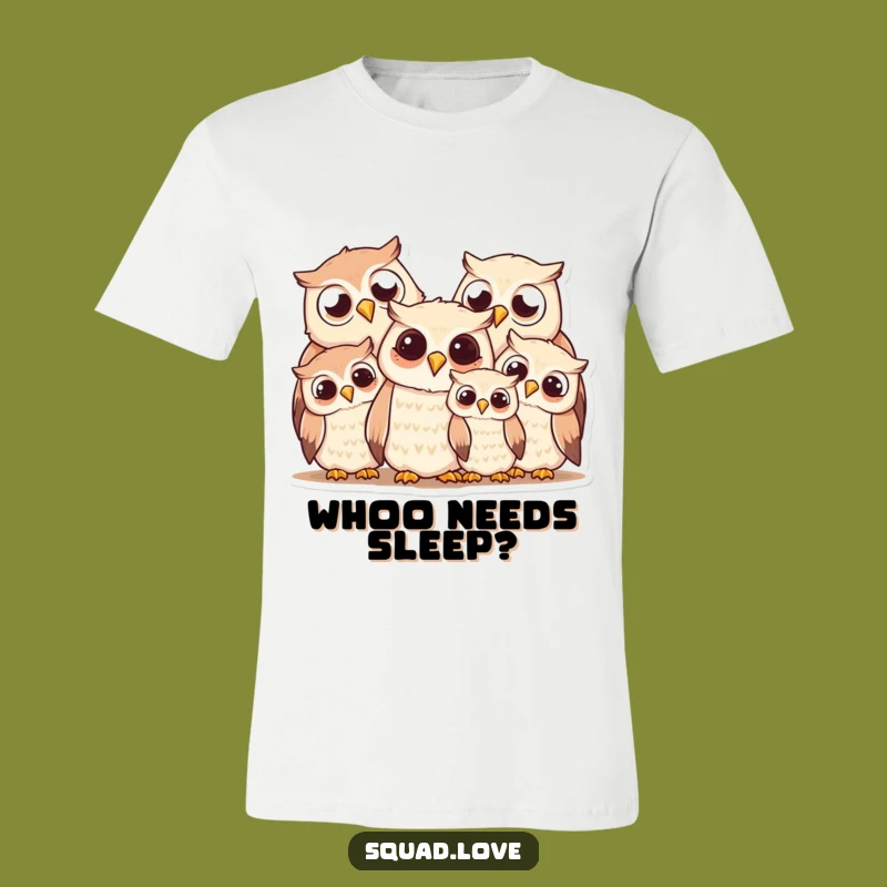 Funny Owl Family T-Shirt: Spread Warmth & Smiles, Your Perfect Comfy Gift!